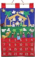 Vista 1 de Vermont Christmas Company Calendario de Adviento de tela de la Noche Santa