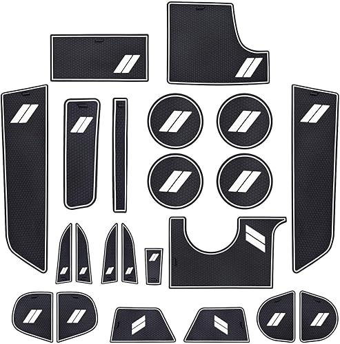 POSAID Alfombrillas antipolvo para Dodge Charger 2023-2015, ajuste personalizado, forros de consola central para accesorios de cargador (22