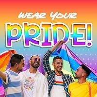 Vista 4 de Windy City Novelties Paquete de 2 capas de orgullo arcoíris de 3 x 5 pies, Arco iris