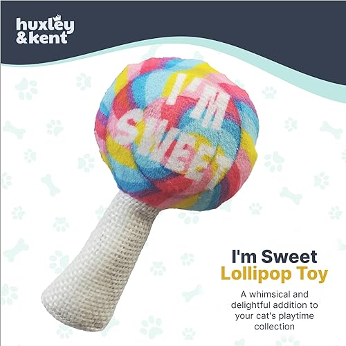 Miniatura 2 de Huxley & Kent Juguete de Peluche para Gatos - Juguete Interactivo de Hierba Gatera para Gatos y Gatitos - Suave con Crujido y Hierba Gatera -