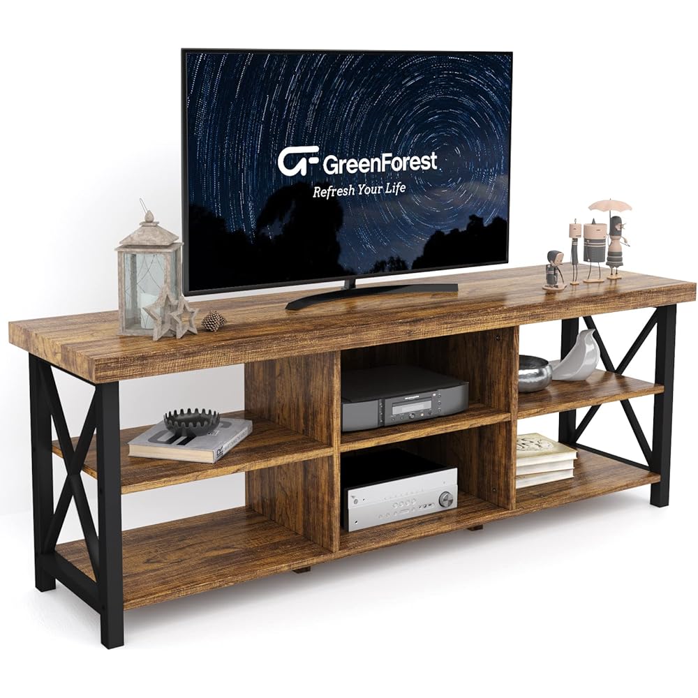 20/mo Finance GreenForest TV Stand for TV up to 65 inches