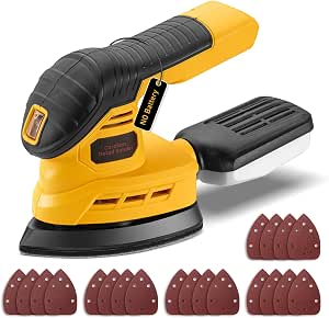Cordless Detail Sander for DEWALT 20V Battery (Battery Not Included)