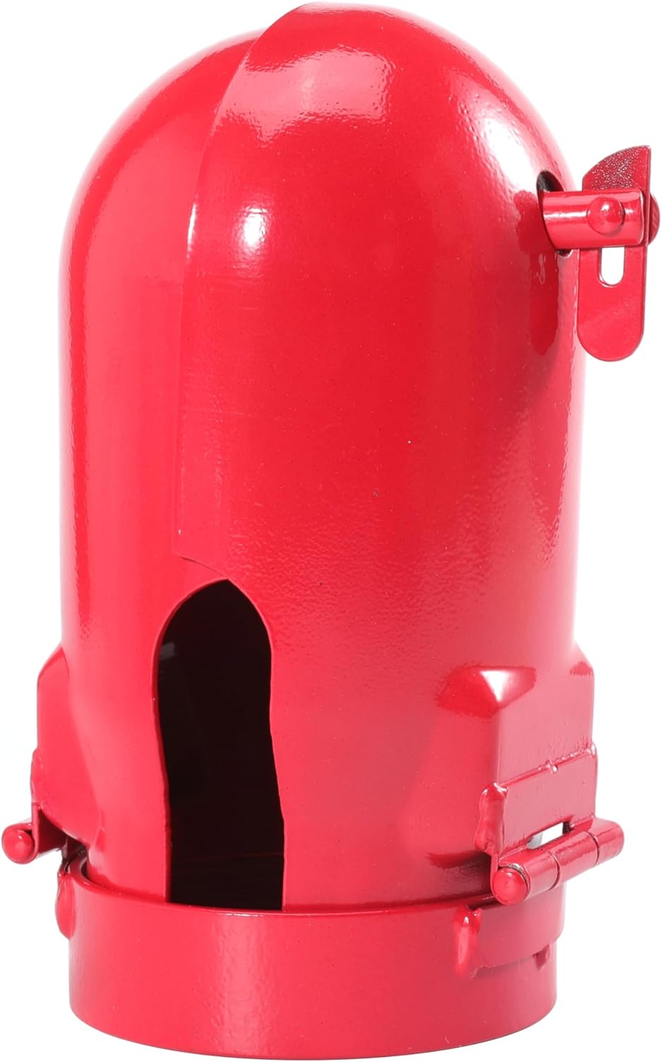 Acetylene Cylinder Regulator Protector Safety Cap High Pressure Gas Cylinder Tank Valve Protection Cap 3-1/8 x 11 Fall-Proof Design Compatible with GT-11, Red