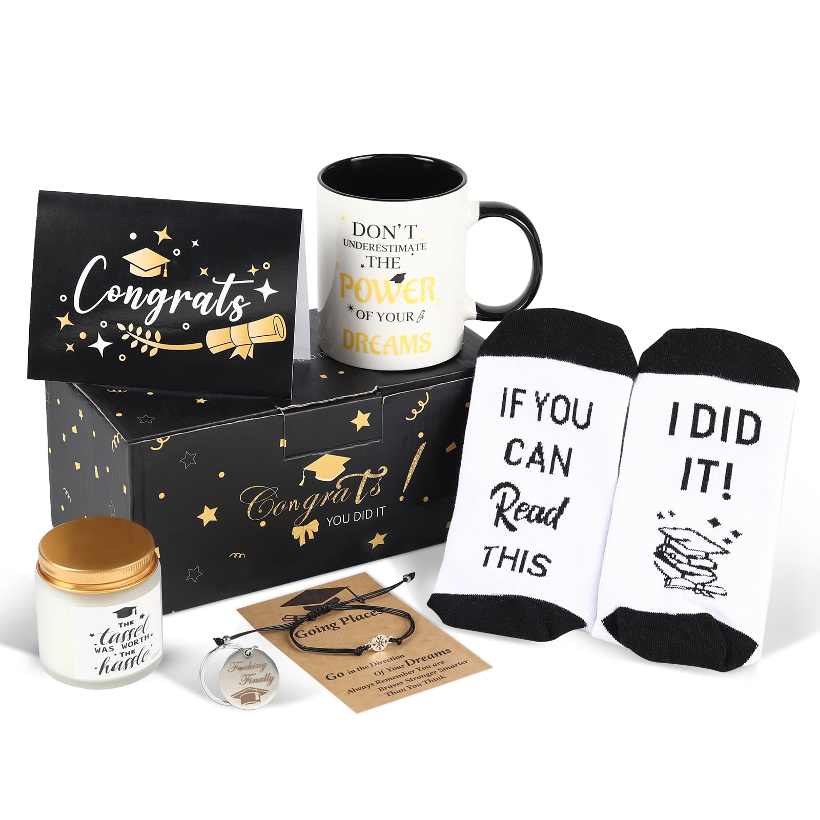 Photo 1 of 2024 graduation gifts set for women, college graduation gift box for her, graduation gift basket