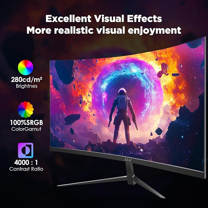 Monitor Curvo Gaming 32 Pulgadas Full HD 240Hz miniatura 4