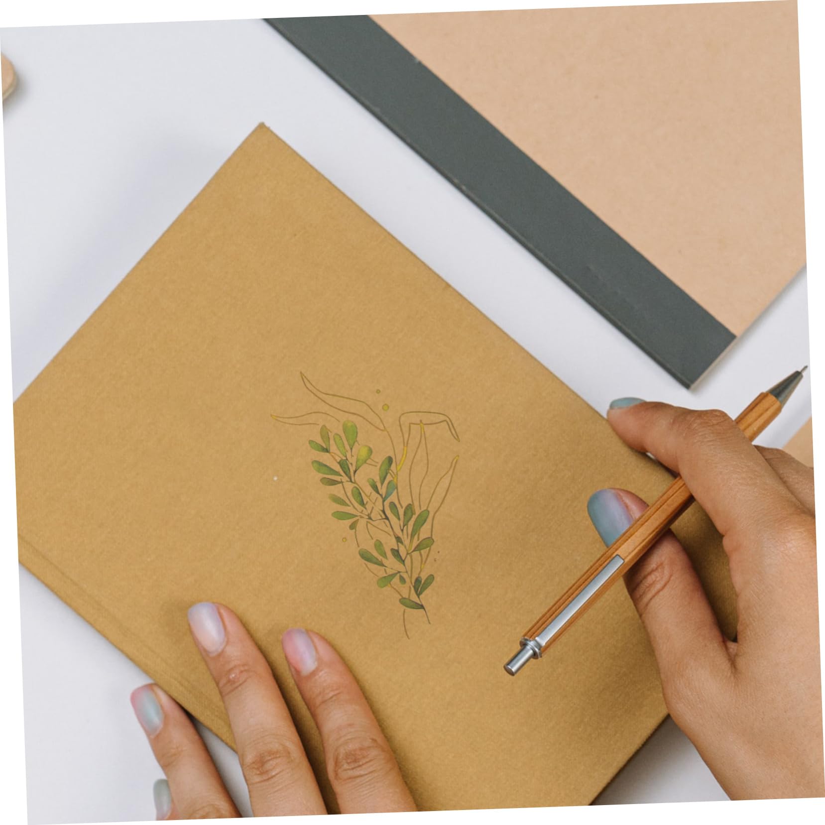 2 Sätze Goldene Pflanzen Scrapbooking Aufkleber Holografische Sticker Für Diy Bastelarbeiten Dekorative Aufkleber Für Scrapbooking Und Gemischte Stile 240 Stück * 2