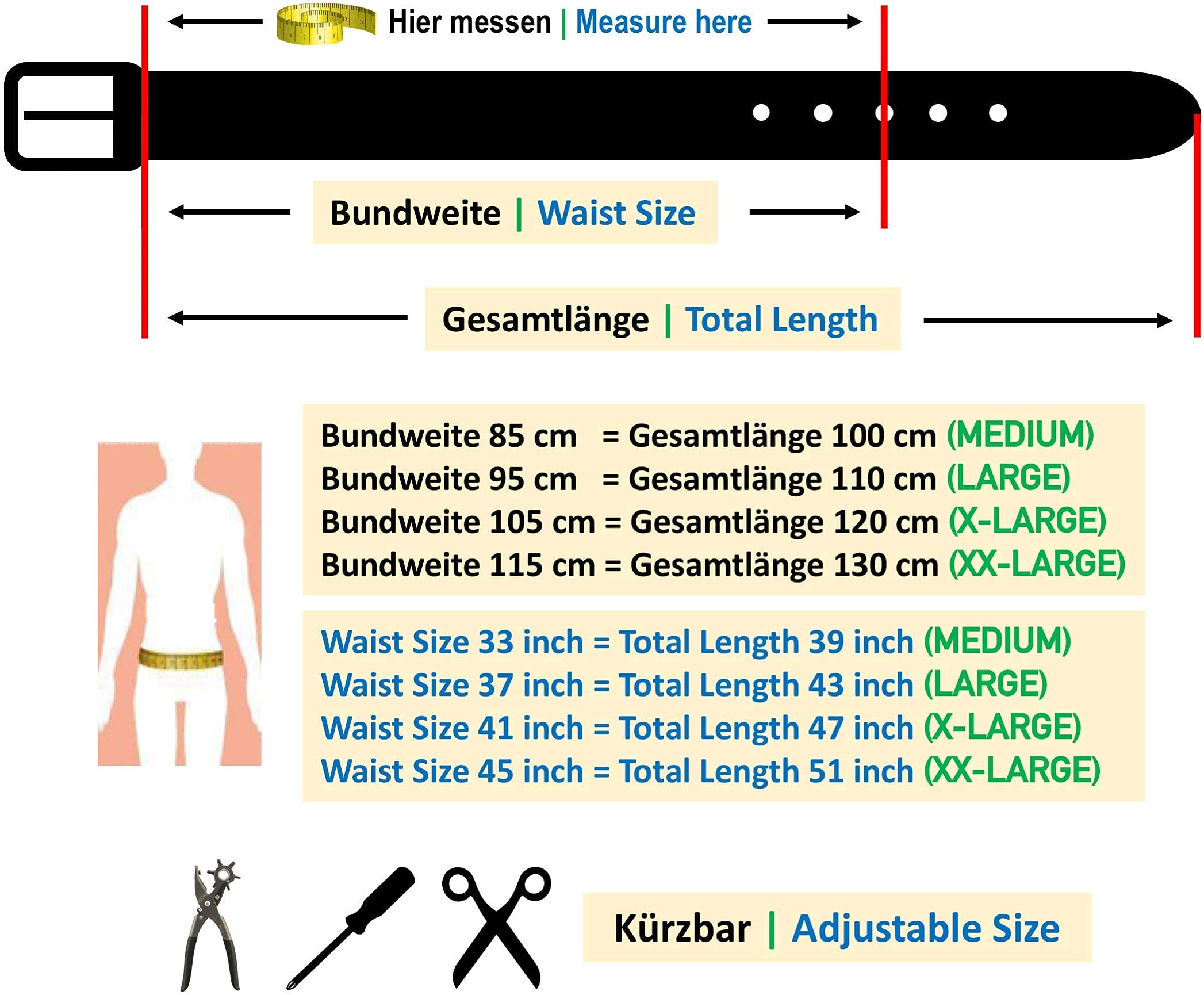 cinturón de hombres cinturón de ante 3,5cm-4cm (35mm-40mm) de ancho | gamuza con caja de regalo | respetuosa con el medio ambiente y de producción justa