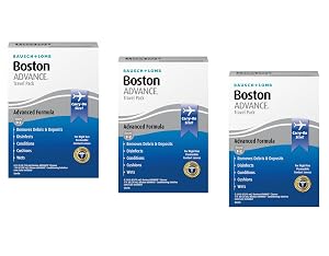 Bausch Lomb Boston Advance Formula Travel Pack Combo 3 pack