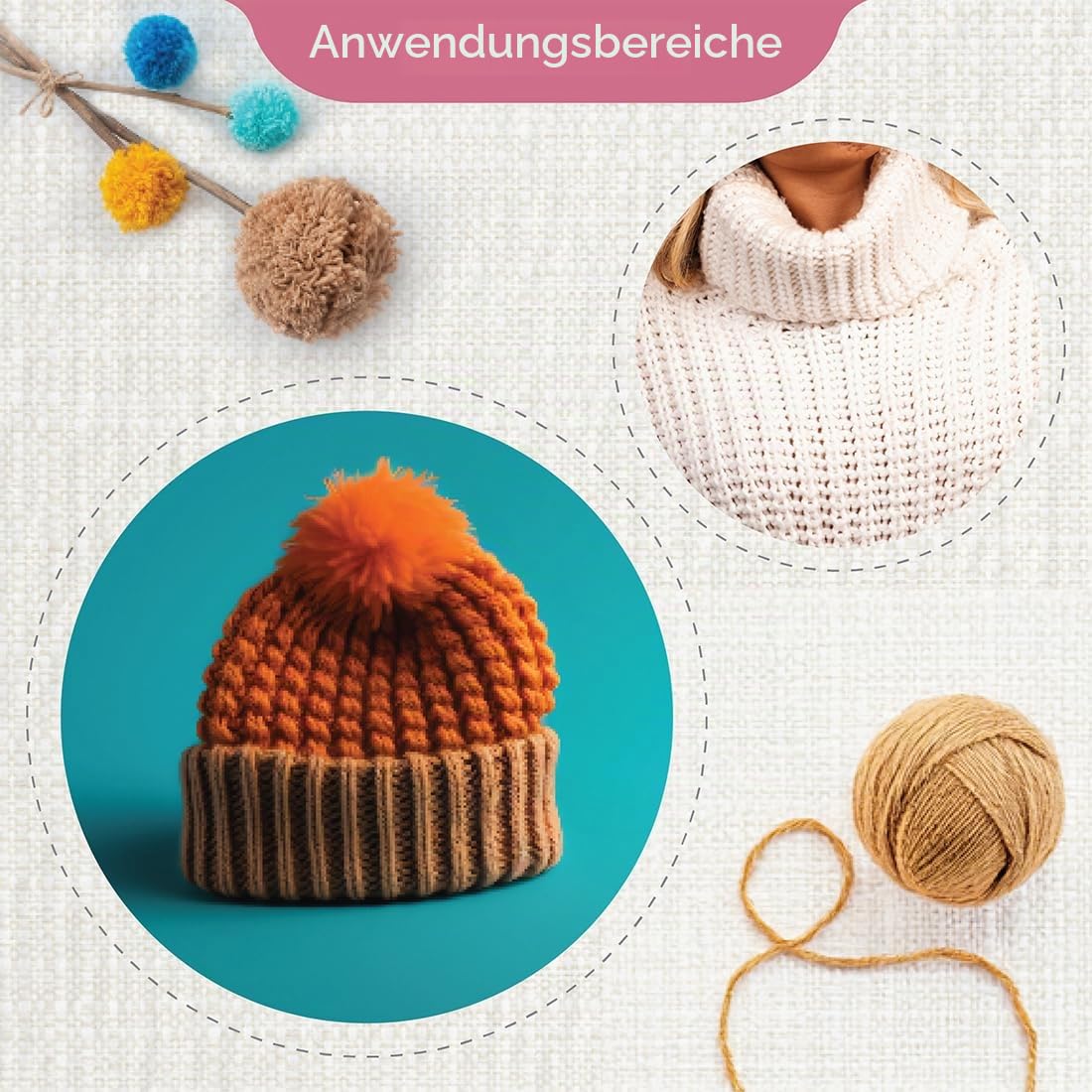 KnitPro Smartstix Deluxe Austauschbare Nadelspitzen Set 5.5" (14cm) I 8 Größen – 3.5mm bis 8mm
