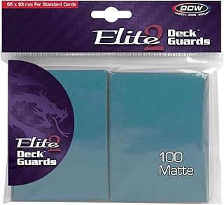 BCW Deck Guard Elite2 Anti-Glare Matte Card Sleeves - Azure