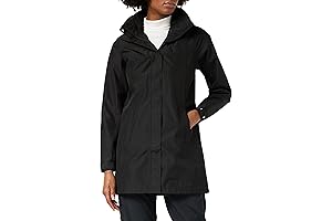 Helly Hansen Women's Aden Waterproof Breathable Hooded Long Rain Jacket