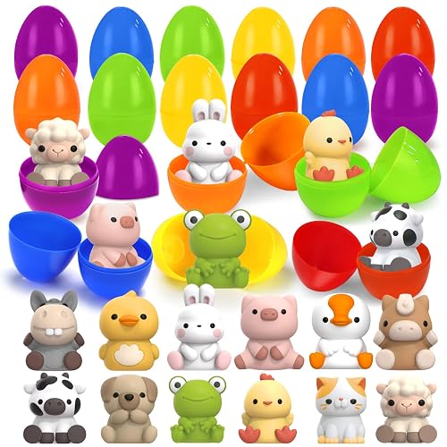 Prefilled Easter Eggs with Finger Puppets for Easter Basket Stuffers