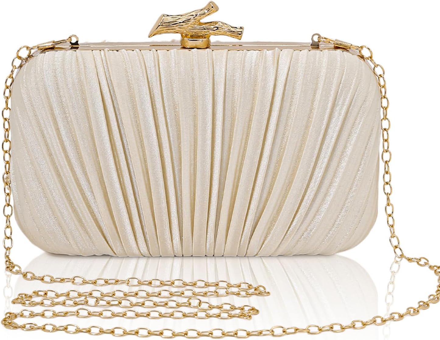 Woven Clutch Purses for Women PU Leather Evening Bag for Wedding Formal Clutch Bride Purses Party Prom