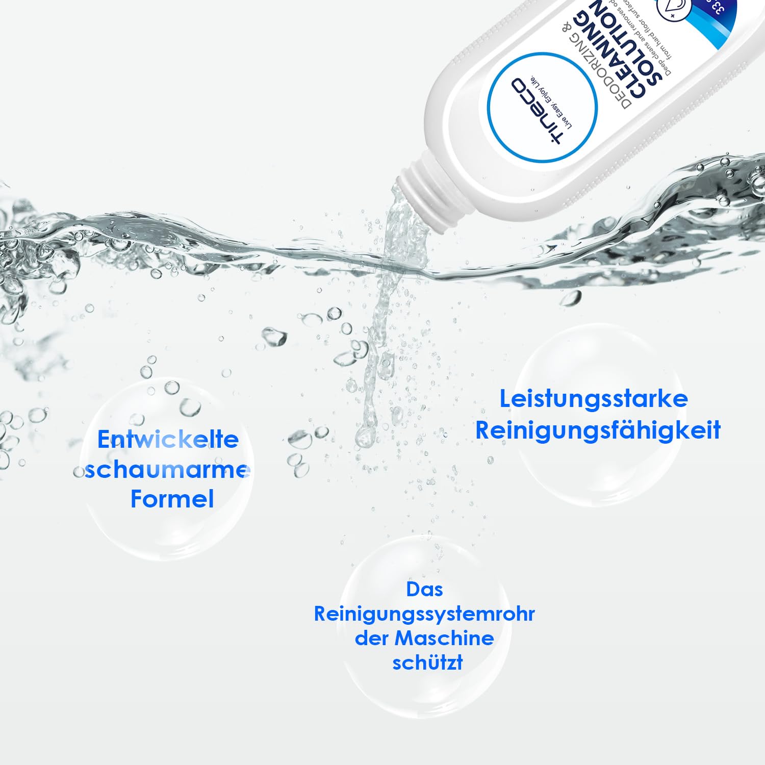 Tineco Multi-Surface Bodenreiniger 2L für Tineco Nass Trockensauger S7 Stretch/i5/i6/Stretch S6/Switch S7/S9 Artist/Floor One S5 S6 S7Series (AUSSER iFloor 5 Steam,S5, S7 Stretch Steam), 1L*2