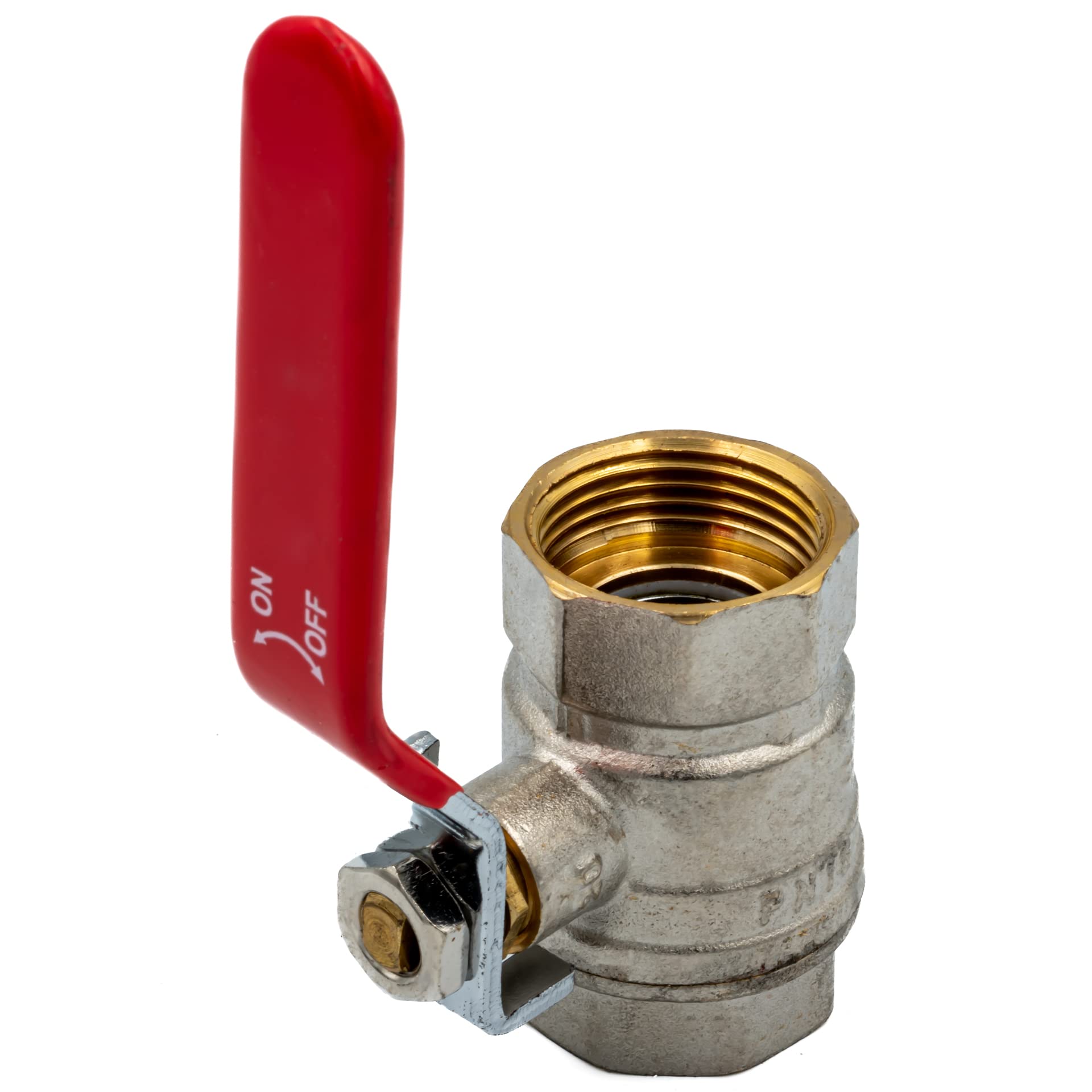 Vannes à Boisseau Sphérique En Laiton – Lot De 2, Filetage 15/21", Interne/externe, Pour Plomberie Cuisine/salle De Bain