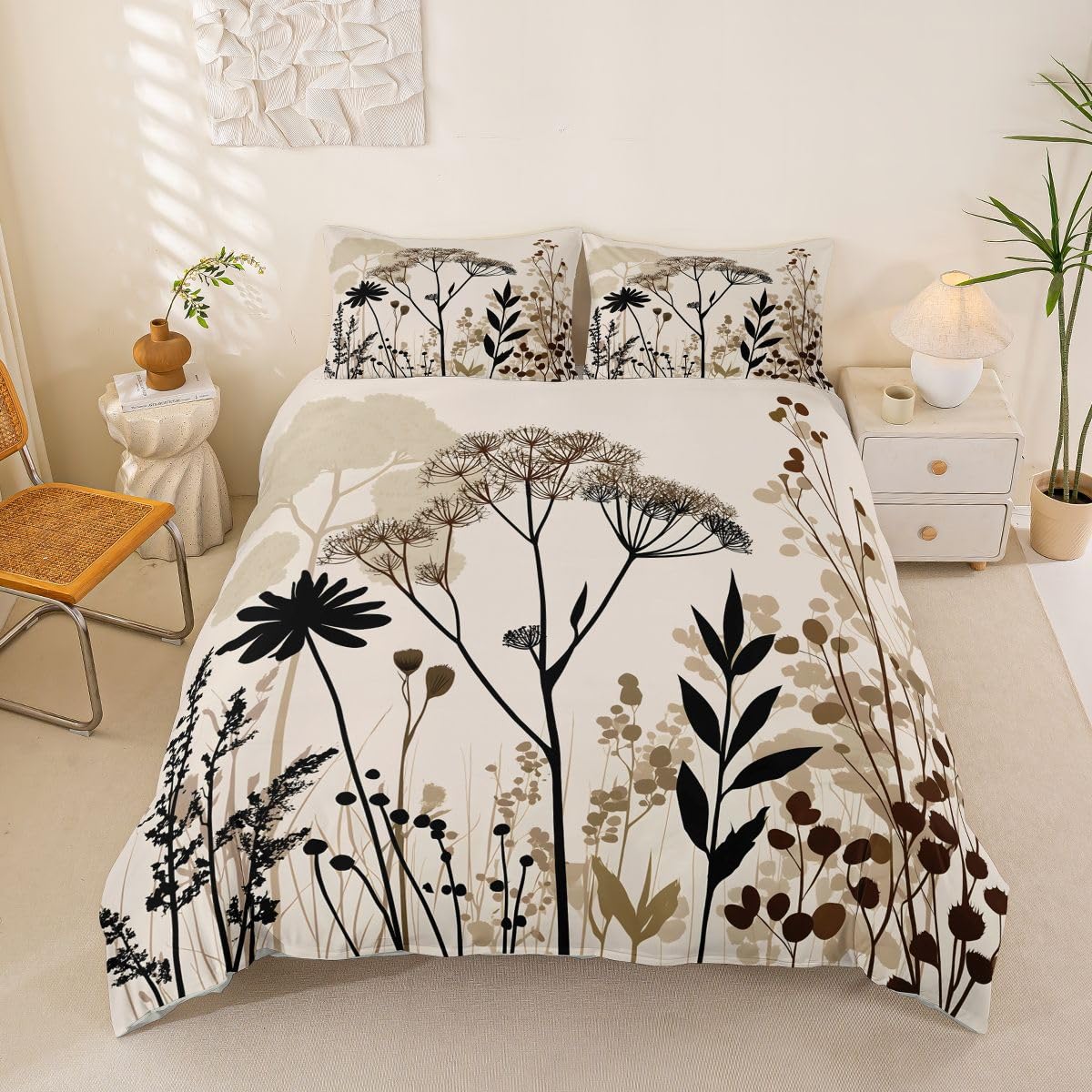 Homemissing Wildflower Bettwäsche Set 155x220cm Erwachsene Kinder Jungen