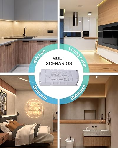 Miniatura 5 de Controlador LED regulable de 24 V, 40 W, fuente de alimentación de voltaje constante de 1.67 A, CA 120 V a CC 24 V, compatible con Lutron Leviton
