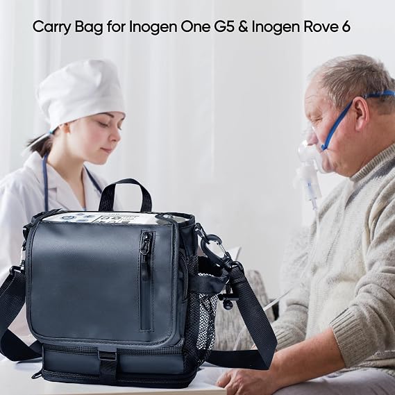 Portable Oxygen Concentrators Backpack Compatible with Inogen One G5 & Inogen Rove 6, Lightweight Oxygen Machine Carrying Bag