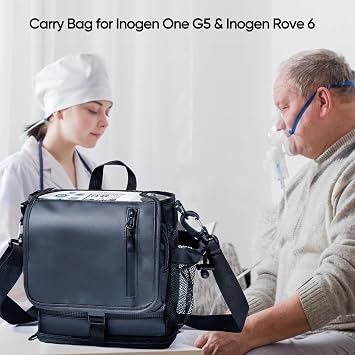 Portable Oxygen Concentrators Backpack Compatible with Inogen One G5 & Inogen Rove 6, Lightweight Oxygen Machine Carrying Bag