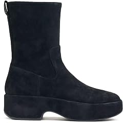 FitFlop womens F-luma Stretch Suede Demi-wedge Mid-calf Boots