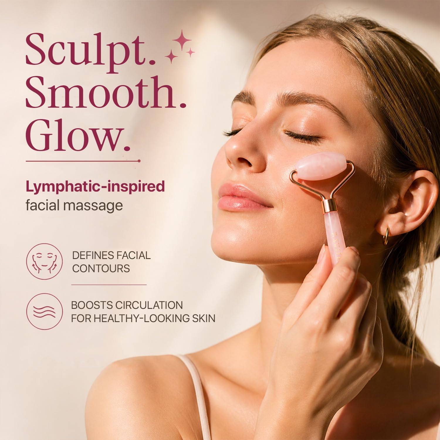 Amazon.com: Rose Quartz Face Roller - Relaxation Gifts for Women, Skin Care Tools for Fine Lines and Wrinkles, Teenage Girl Gifts, Beauty Gift Ideas, Face Massager Tools, Facial Tool, Self Care Gift Amazon.com: Rose Quartz Face Roller - Relaxation Gifts for Women, Skin Care Tools for Fine Lines and Wrinkles, Teenage Girl Gifts, Beauty Gift Ideas, Face Massager Tools, Facial Tool, Self Care Gift