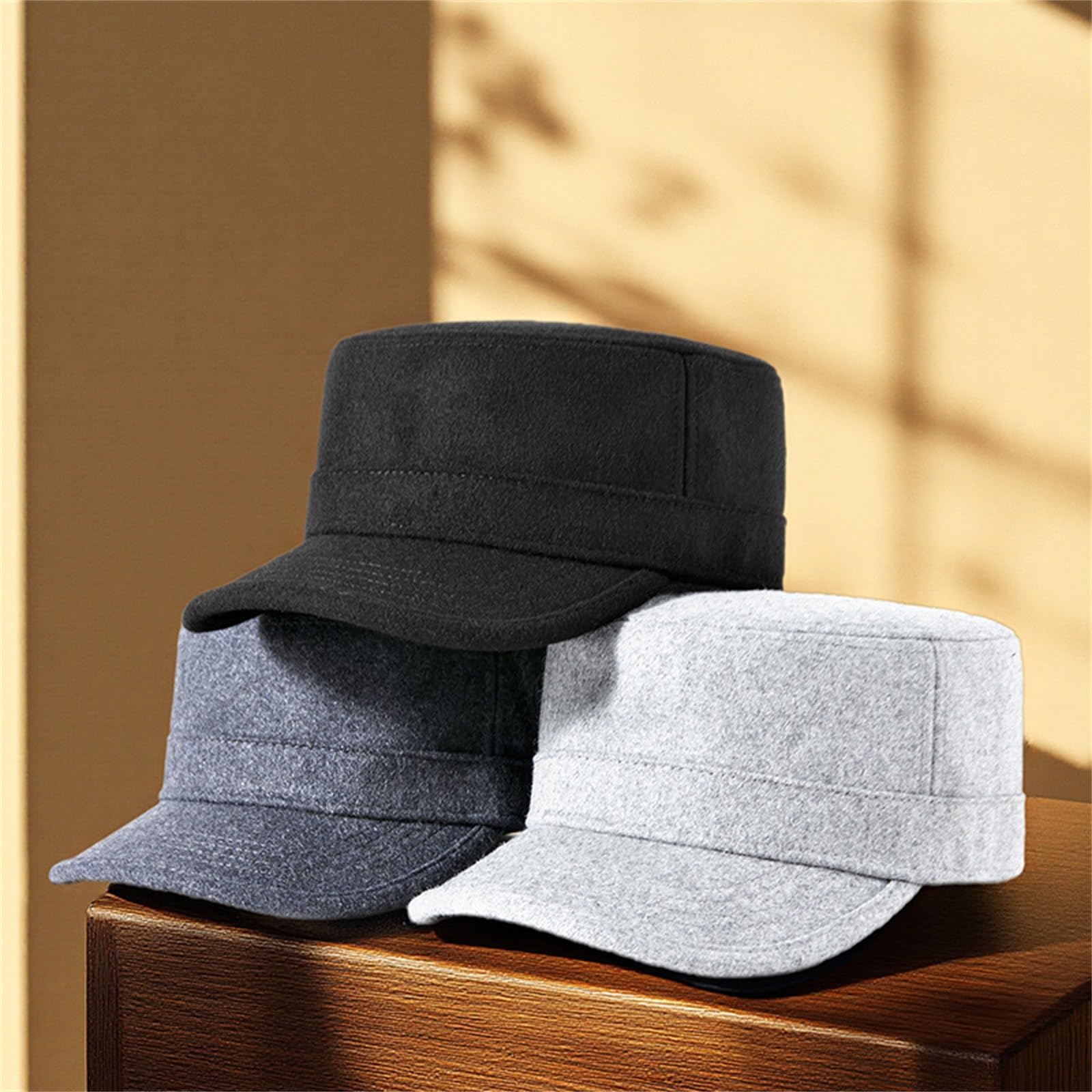 Berretto Militare da Cadetto Cappellino da Baseball Uomo di Grandi Dimensioni, Completamente Chiuso e Regolabile, Cappello papà per Abbigliamento da Esterno
