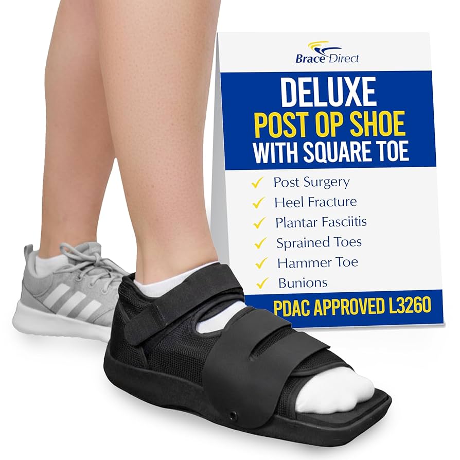 Amazon.com: Brace Align Deluxe Post Op Shoe - Adjustable