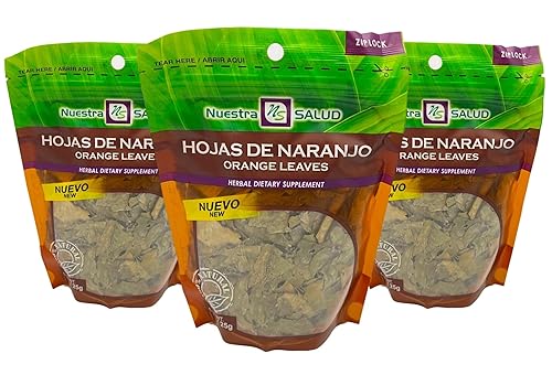 Miniatura 4 de Té de infusión de hierbas de hojas de naranja – Hojas de Naranjo de Perú | 100% natural | Hoja suelta | Sin cafeína | 2.64 oz (75g)