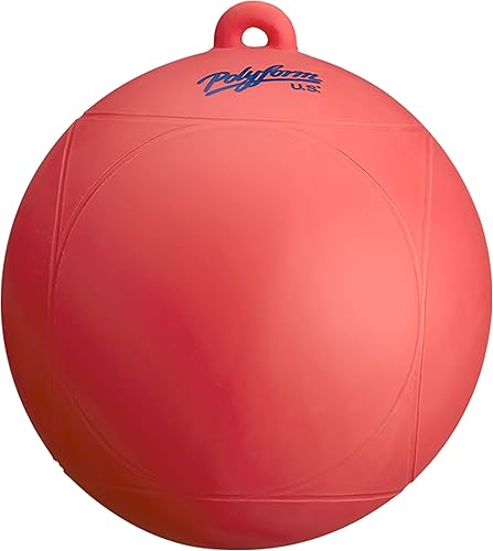 Polyform 28539331 WS Series Boya de esquí acuático - 8" x 8.5", rojo