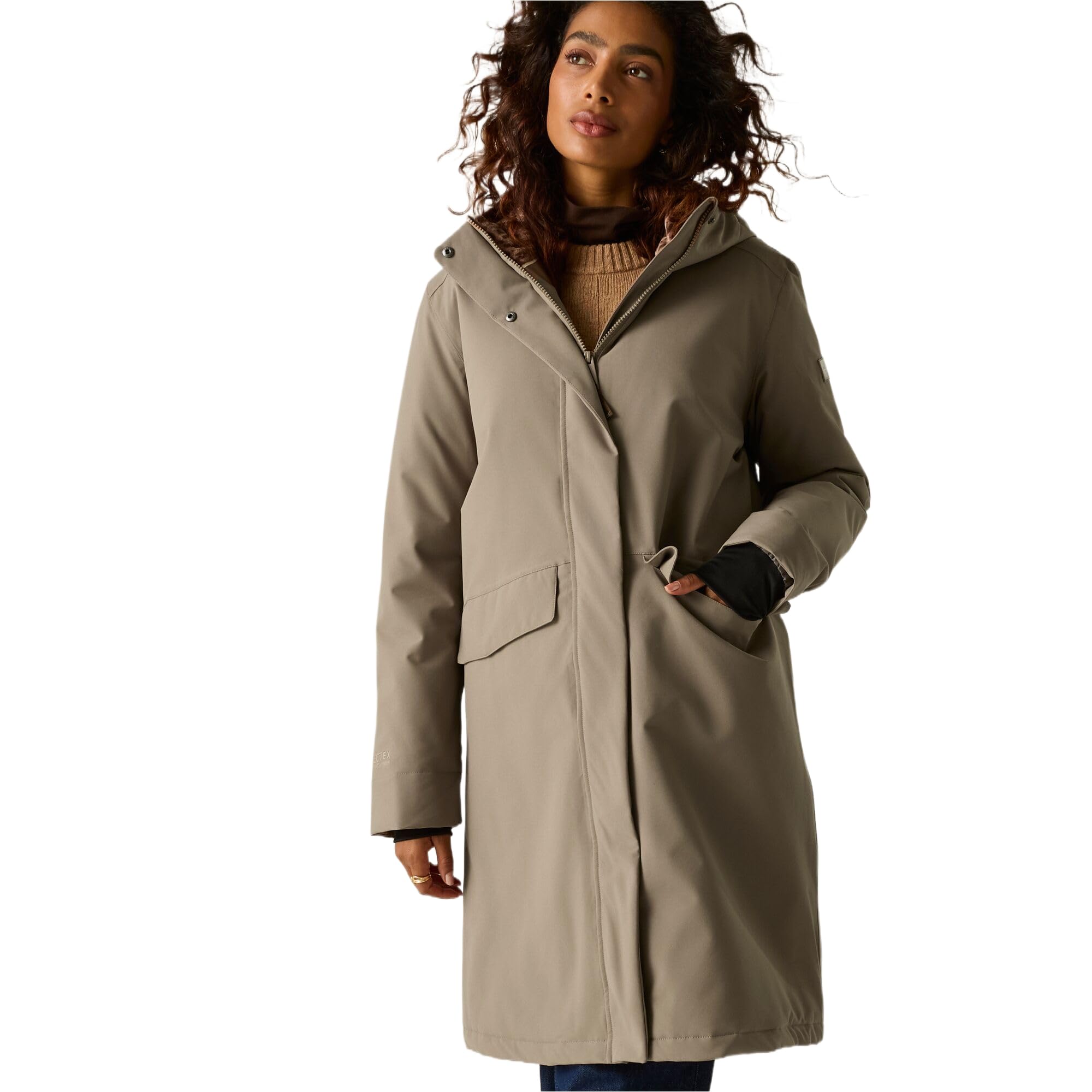 Regatta Women's Waterproof Ramona Insulated Jacket - Brown Size 12