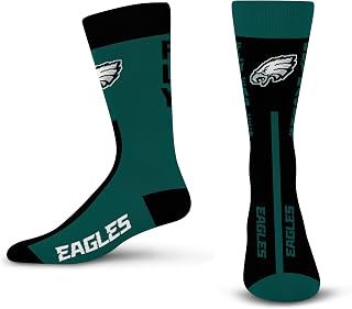 FBF - NFL Adult Team Logo Big Top Mismatch Dress Socks Footwear For Men And Women Game Day Apparel