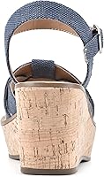 Vista 5 de WHITE MOUNTAIN Sandalia de cuña simple para mujer