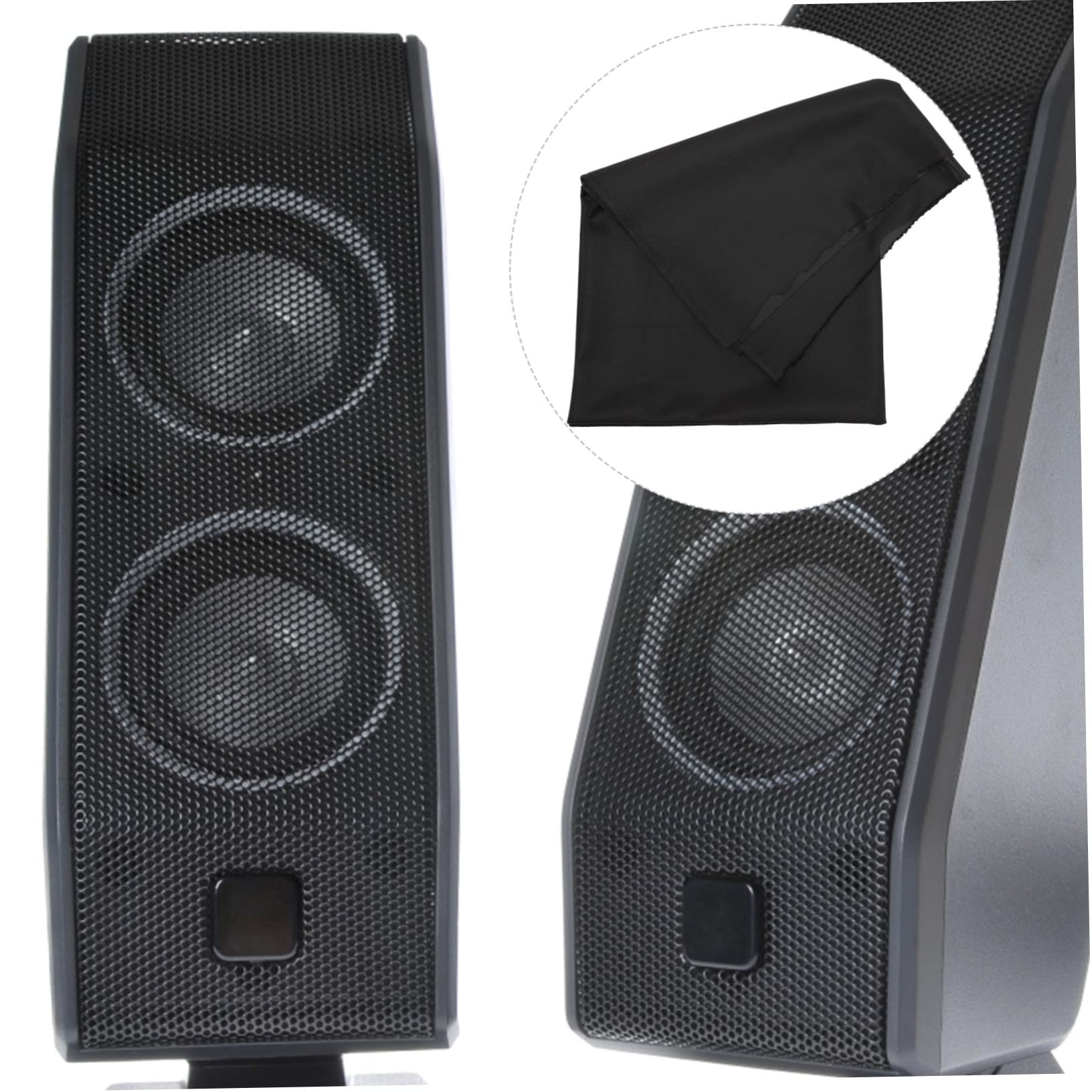 BRIGHTFUFU Waterproof Speaker Mesh Cover Breathable Acoustic Fabric Stereo Speaker Grill Cloth