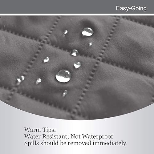 Miniatura 61 de Easy-Going - Funda reversible para sofá, resistente al agua, con varillas de espuma y correas elásticas, protector de muebles para mascotas y perros