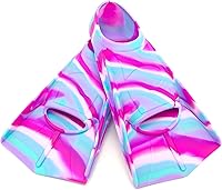 Vista 23 de Aletas de entrenamiento de natación, aletas de natación para niños, cómodas aletas de natación adecuadas para niños, principiantes, niñas, niños