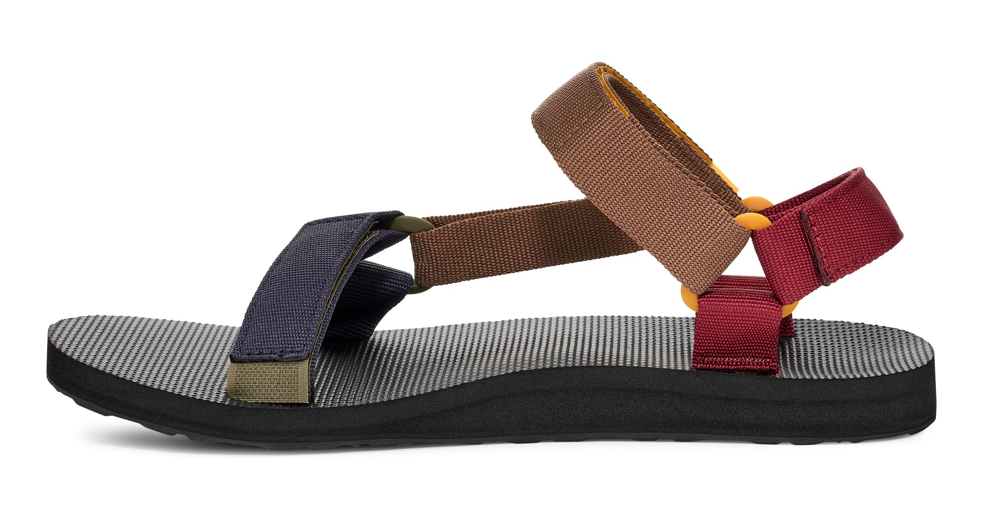 Teva Original Universal Mens Walking Sandali in Nero Multicolore