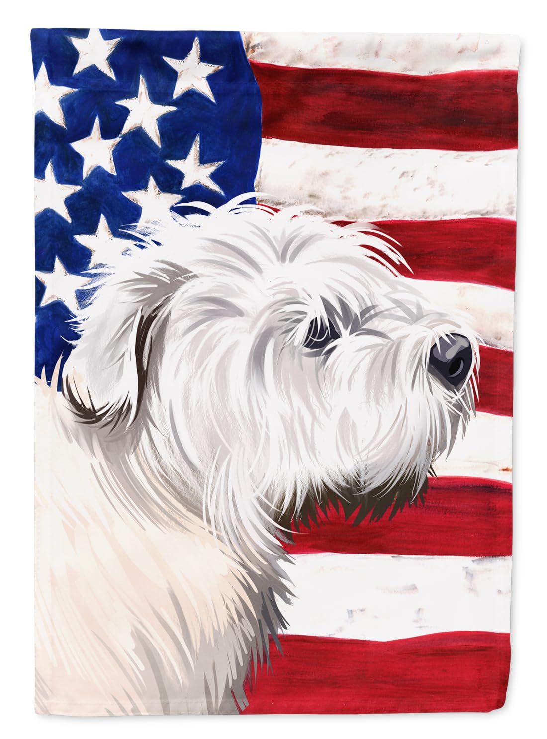 Drapeau Glen of Imaal Terrier American Flag exclusif en tissu de haute qualité