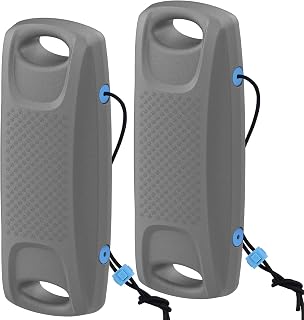 Upgraded Extended 8 x 22 inch Boat Fenders EVA Boat Bumpers Fenders(1,2,4 Pack),Boat Bumpers for Docking Ideal for Fishing Boat, Pontoon, Bass,Dock,PWC,Jet Ski(3 Color)