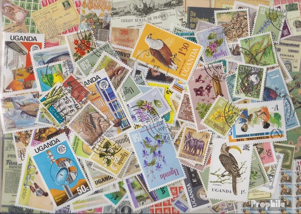 Uganda 200 diversi Francobolli (Francobolli per i collezionisti)