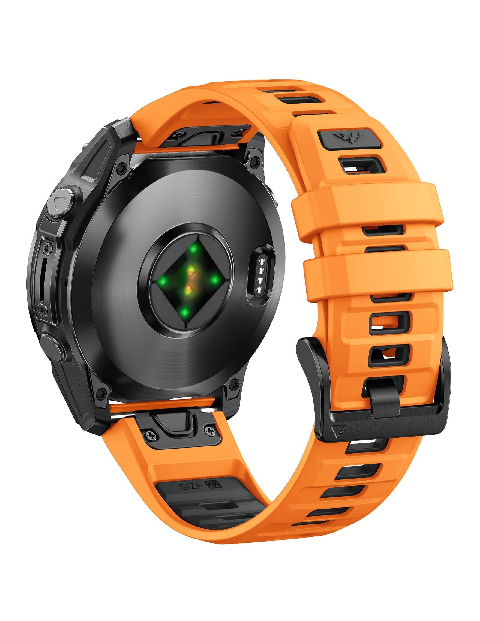 NotoCity Sport Band Compatible with Fenix 6 Band,22mm Quickfit Silicone Watch Band for Fenix 7/Fenix 5/Fenix 6 Pro/Fenix 7 Pro/Fenix 8 Fenix E 47mm/