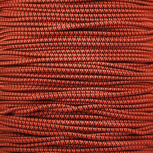 West Coast Paracord Shock Stretch Bungee Cord – 1/8 Inch Diameter (1000 Feet, Neon Orange Camo) — image 1