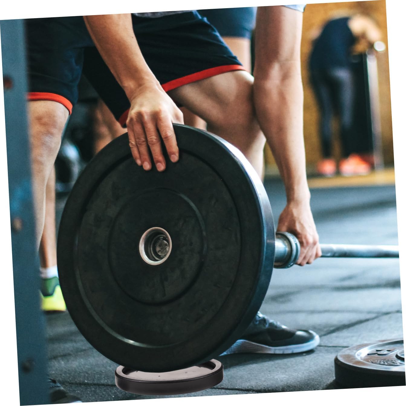 4pcs Fitness Equipment Floor Protectors Non-Slip Caster Cups for Furniture Scratch-Resistant Pads for Tables and Chairs Shockproof Design for Hardwood Floors