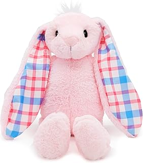 Plushible Easter Bunny Plush, Cuddly, Soft, Embroidered Stuffed Animal Toy for Newborns, Kids, Boys, & Girls, 14 Inch