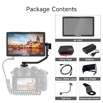 Amazon.com : ANDYCINE A6 Max 6 Inch Touch Screen Camera