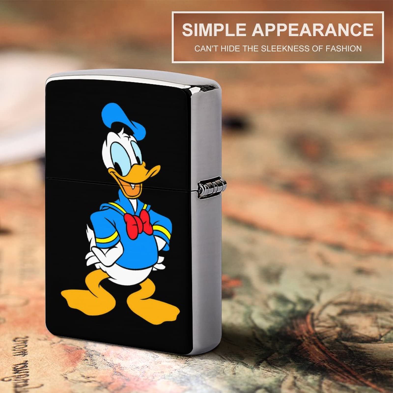 Zippo ライター デイジーダック ドナルドダック メタル張り 送料無料