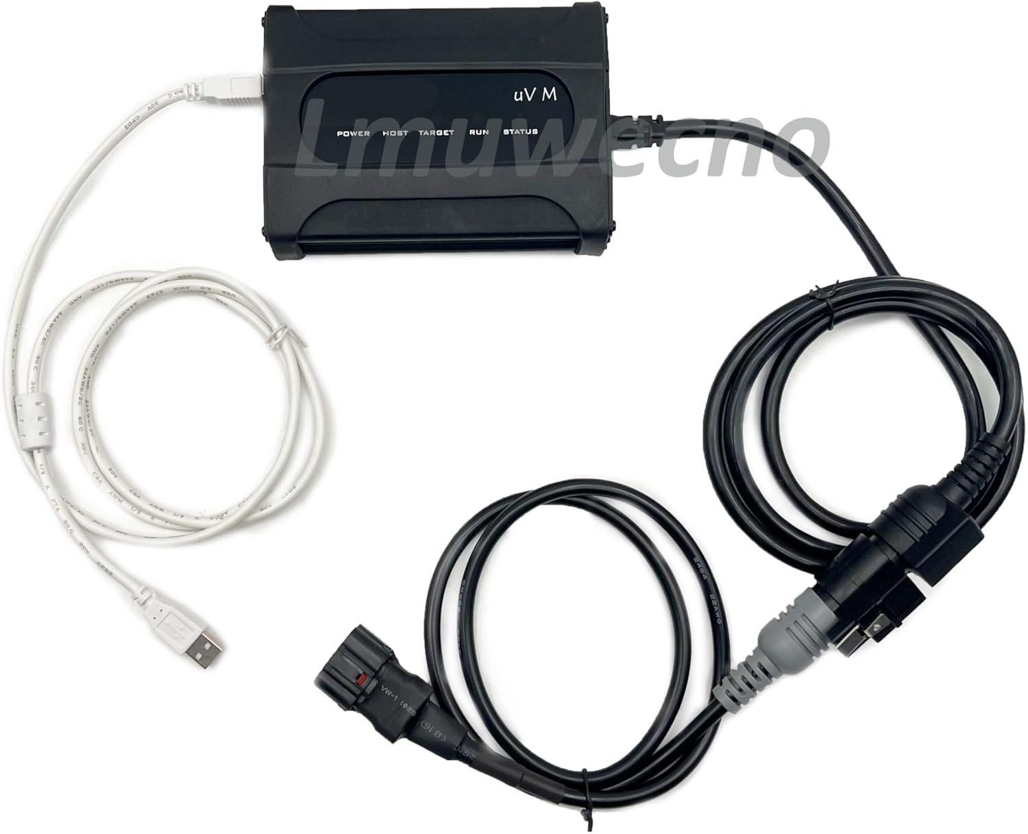 for Doosan uVIM Diesel Engine Diagnostic Kit with 6-pin Cable for Doosan Forklift Excavator Loader and Truck Diagnostic Tools (with 2025 Software) (with 6pin Cable and Software)