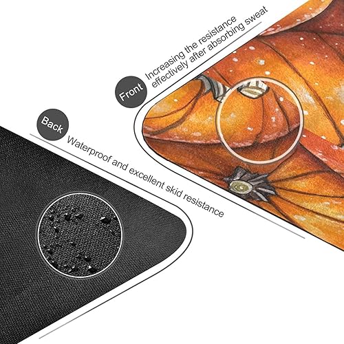 Miniatura 4 de Pumpkins Yoga Mat Non Slip Thick Kids Eco Friendly Rubber Workout Foldable Yoga Mat Women Exercise