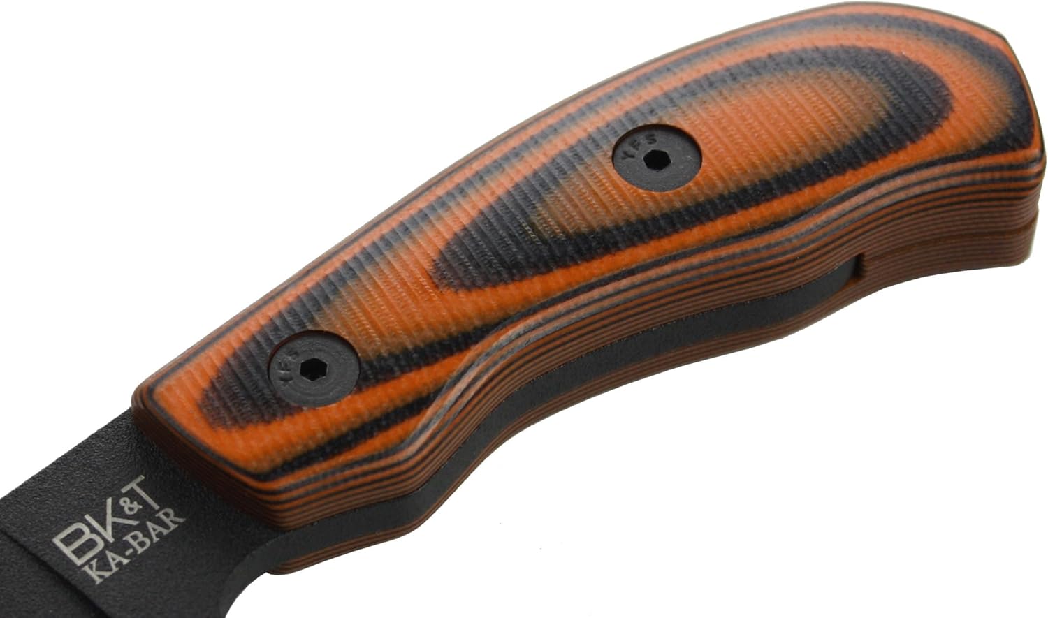 Ka Bar Becker Necker BK11 G10 Knife Handle Scales for Becker BK 11 (Orange Black)
