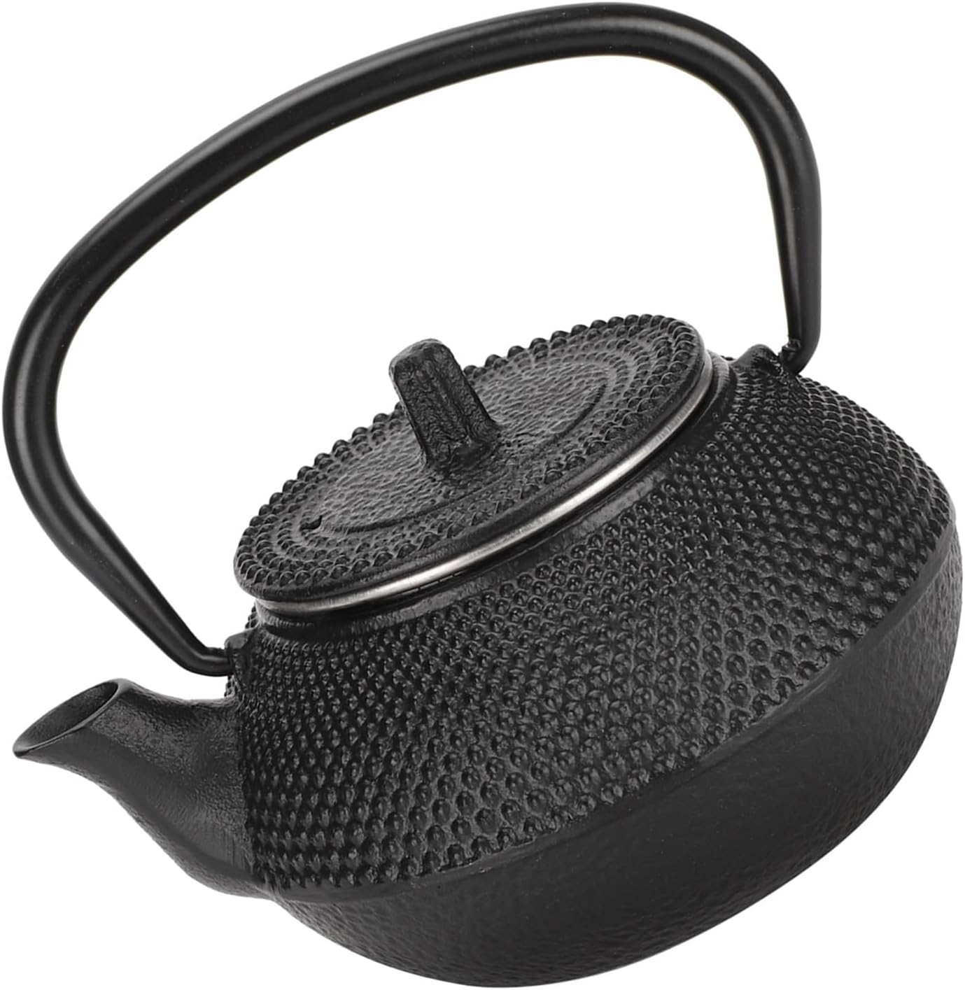 Aramox 300ml Cast Iron Teapot, Japanese Style Iron Kettle with Builtin Strainer, Elegant Plum Blossom Design for Home Use