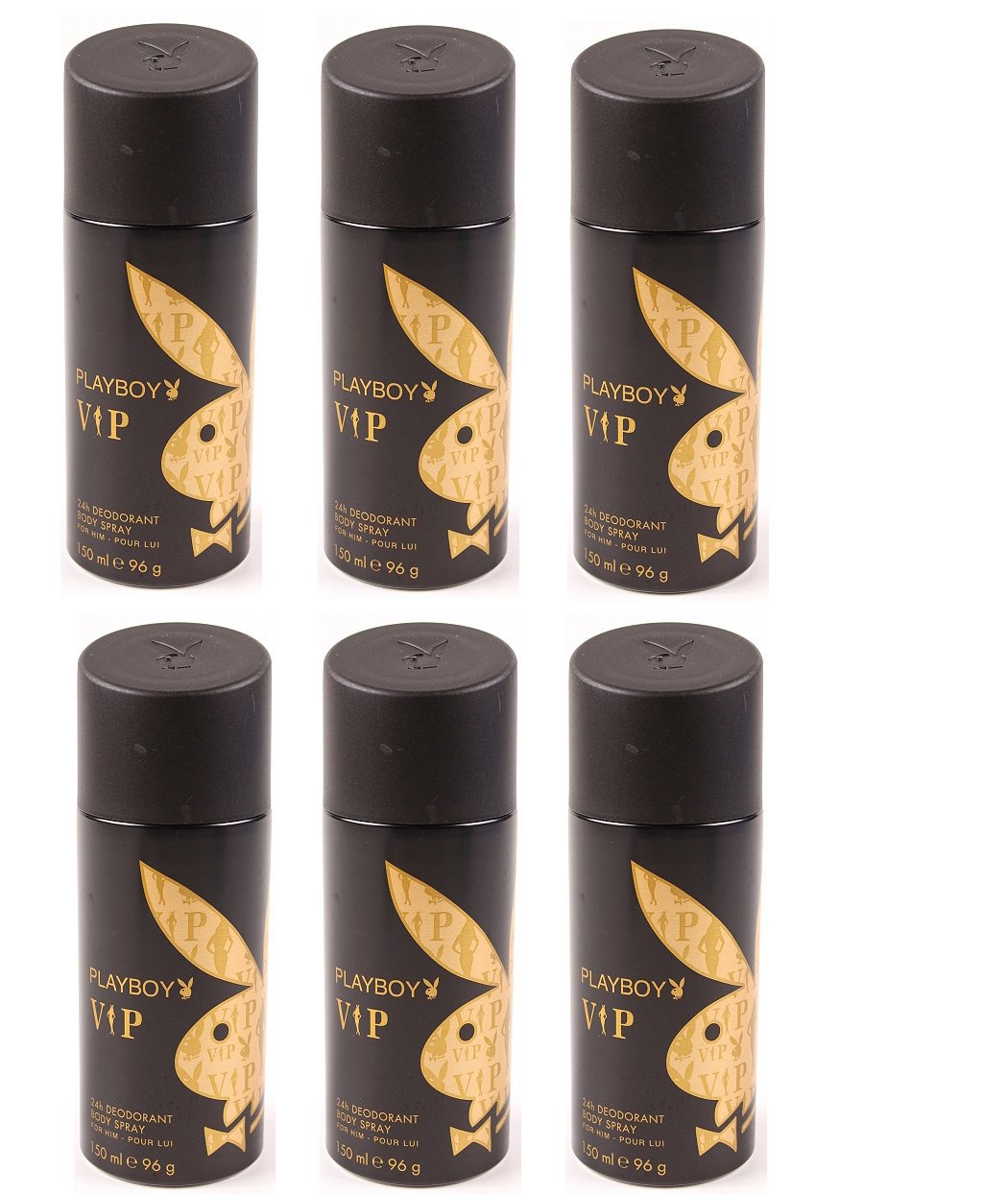 Playboy Playboy VIP For Him deo spray 150ml 6-er Set (6x150ml)